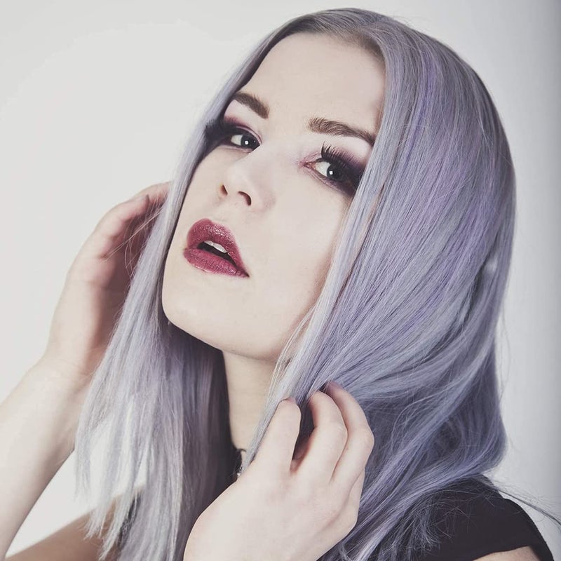 MANIC PANIC Classic Amethyst Ashes Semi Permanent Hair Color - Purple-Toned Smoky Grey Hair Dye for Women & Men That Lasts 4-6 Weeks - Vegan, Ammonia & Cruelty-Free - Create & Mix Custom Shades (4oz) - Image 4